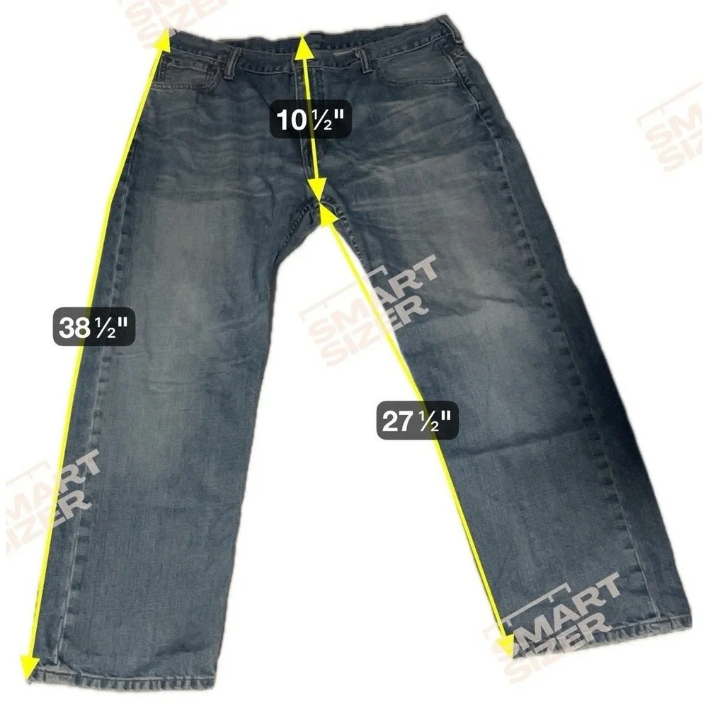 Levis 514 Straight Fit Blue‎ Denim Jeans, Men's Medium Wash, 5 Pocket Zip Fly